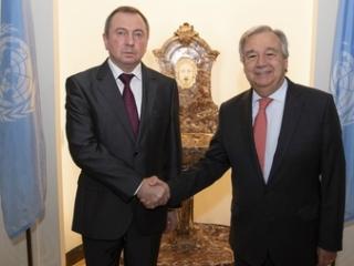 Генсеку ООН передано приглашение Президента Беларуси принять участие в открытии II Европейских игр