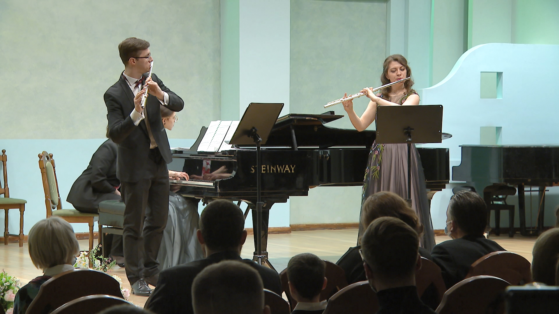 «Флейтовый баттл» прошёл в Белгосфилармонии