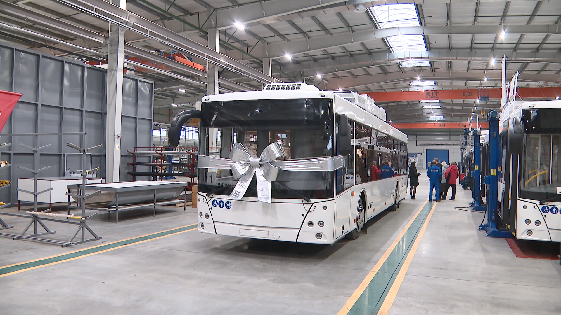 МАЗ открыл сборочное производство электротранспорта в Жодино