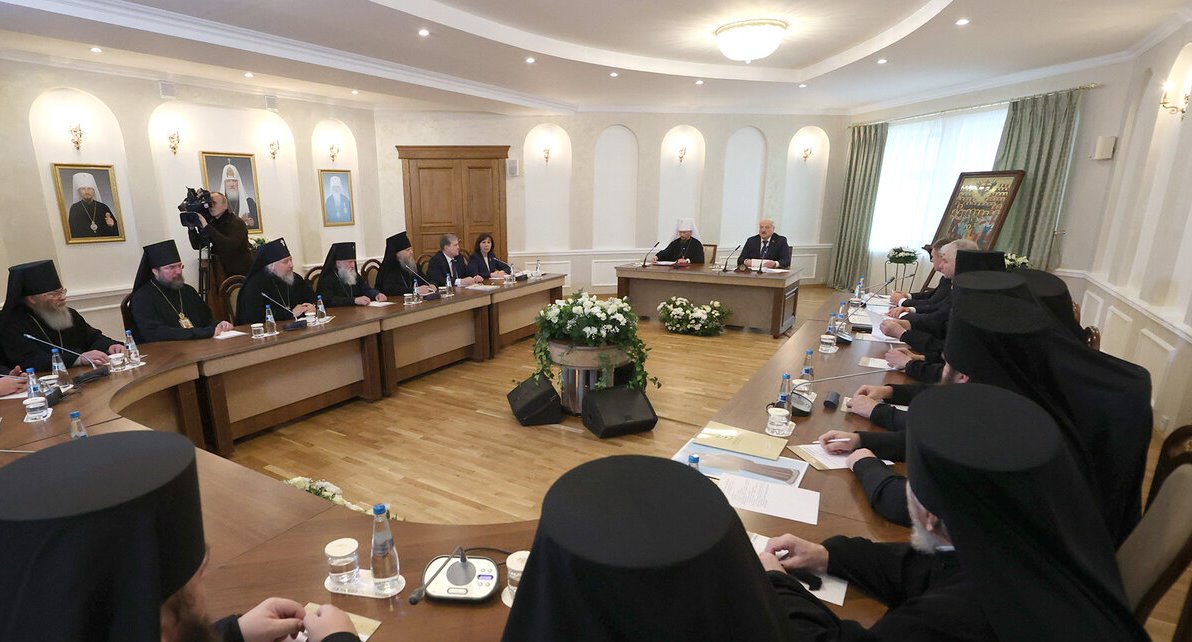 Встреча Президента с Синодом Белорусской православной церкви