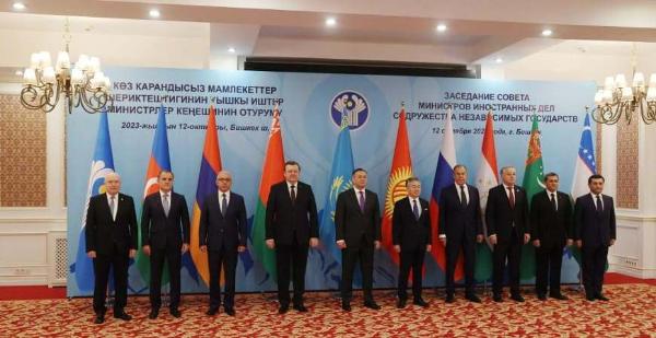 Belarusian Foreign Minister taking part in CIS Council of Ministers meeting in Bishkek