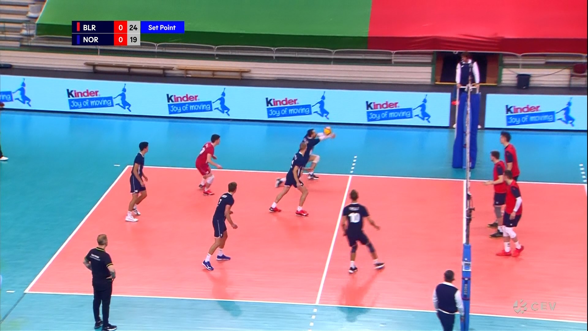 Belarus national volleyball team will play against Italy