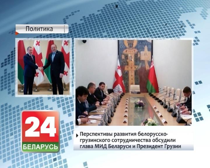 Прапрацоўваецца афіцыйны візіт Прэзідэнта Грузіі ў Беларусь у 2017 годзе