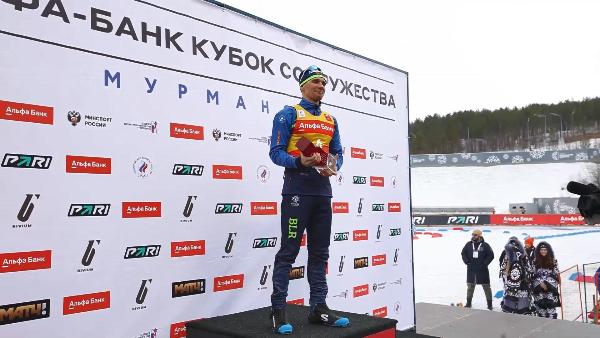 Антон Смольский — победитель общего зачёта Кубка Содружества по биатлону