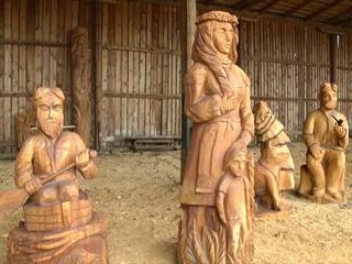 Пленэр деревянной скульптуры прошел на Гомельщине