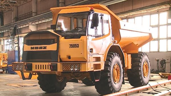Dump truck powered by electric motor being developed in Mogilev