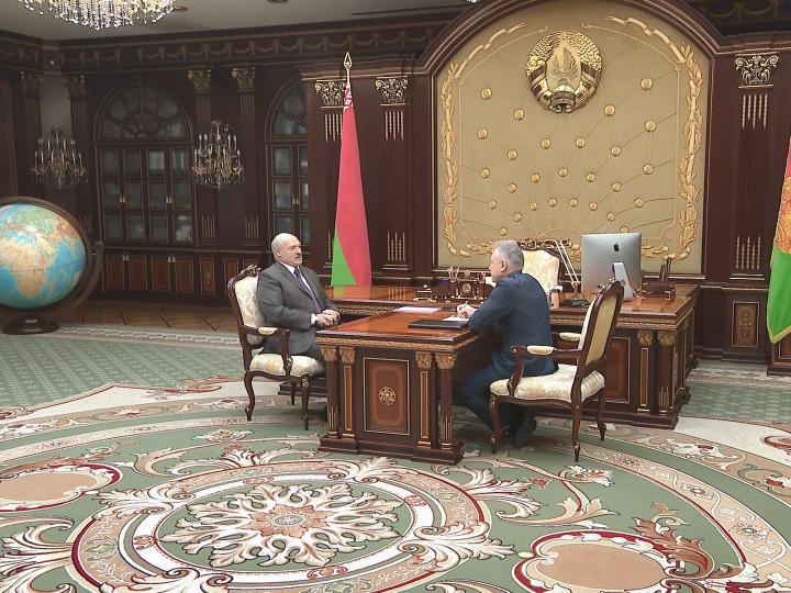 Лукашенко провёл рабочую встречу с председателем ФПБ