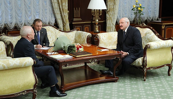 Лукашенко встретился с послом Словакии в Беларуси