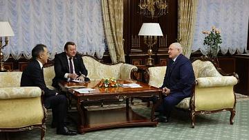 Александр Лукашенко встретился с председателем Коллегии Евразийской экономической комиссии Бакытжаном Сагинтаевым